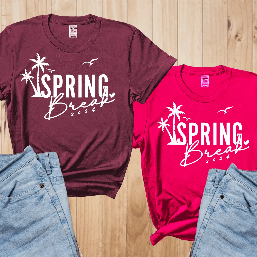 Cool matching shirts for spring break, 2024 spring break shirts, funny spring break shirt