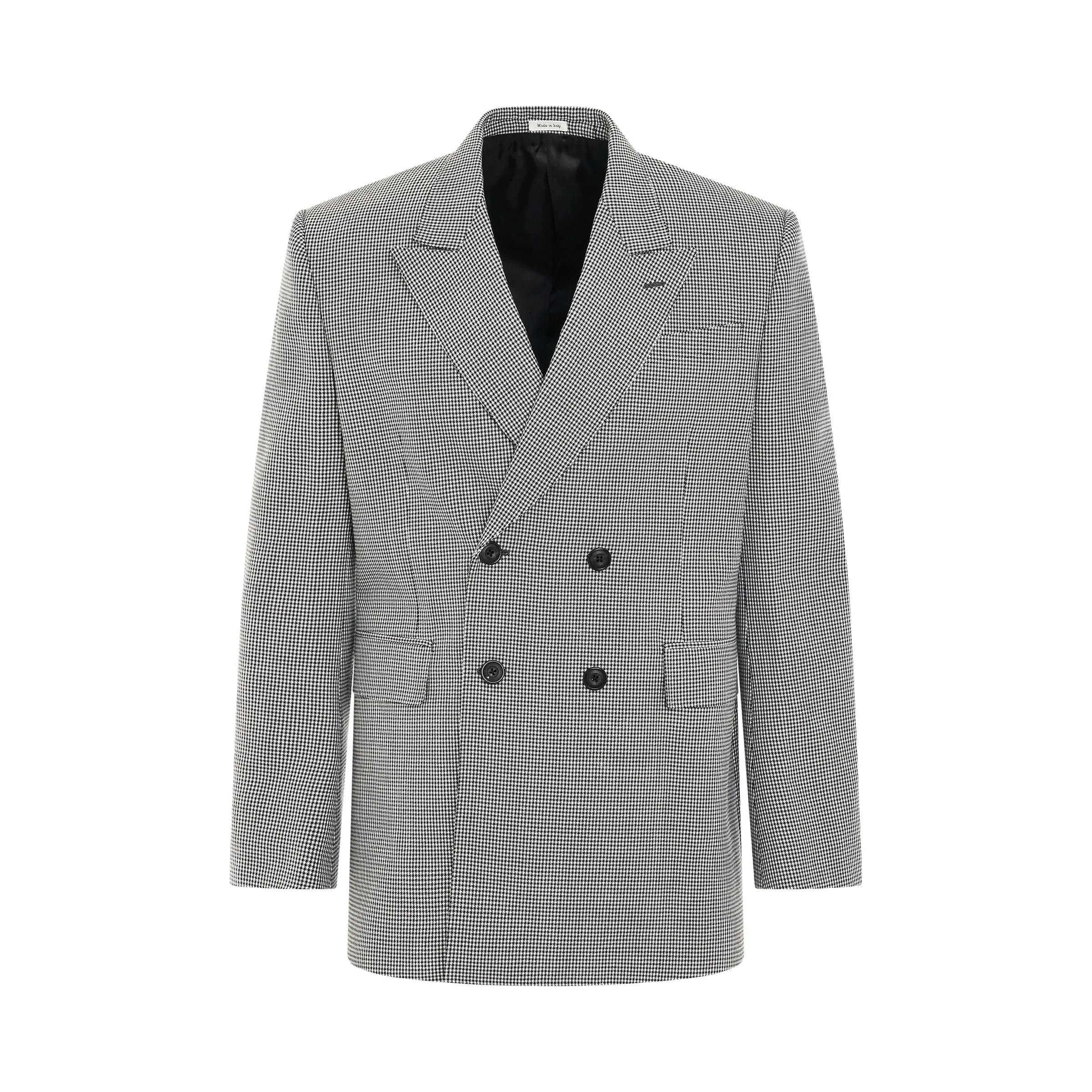 Double Breasted Suit Jacket in Black