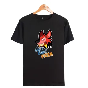 kpop Five nights at Freddy's Anime TShirt  freddy fazbear s  short sleeve shirts for men Fashion trend Couple clothes lovely