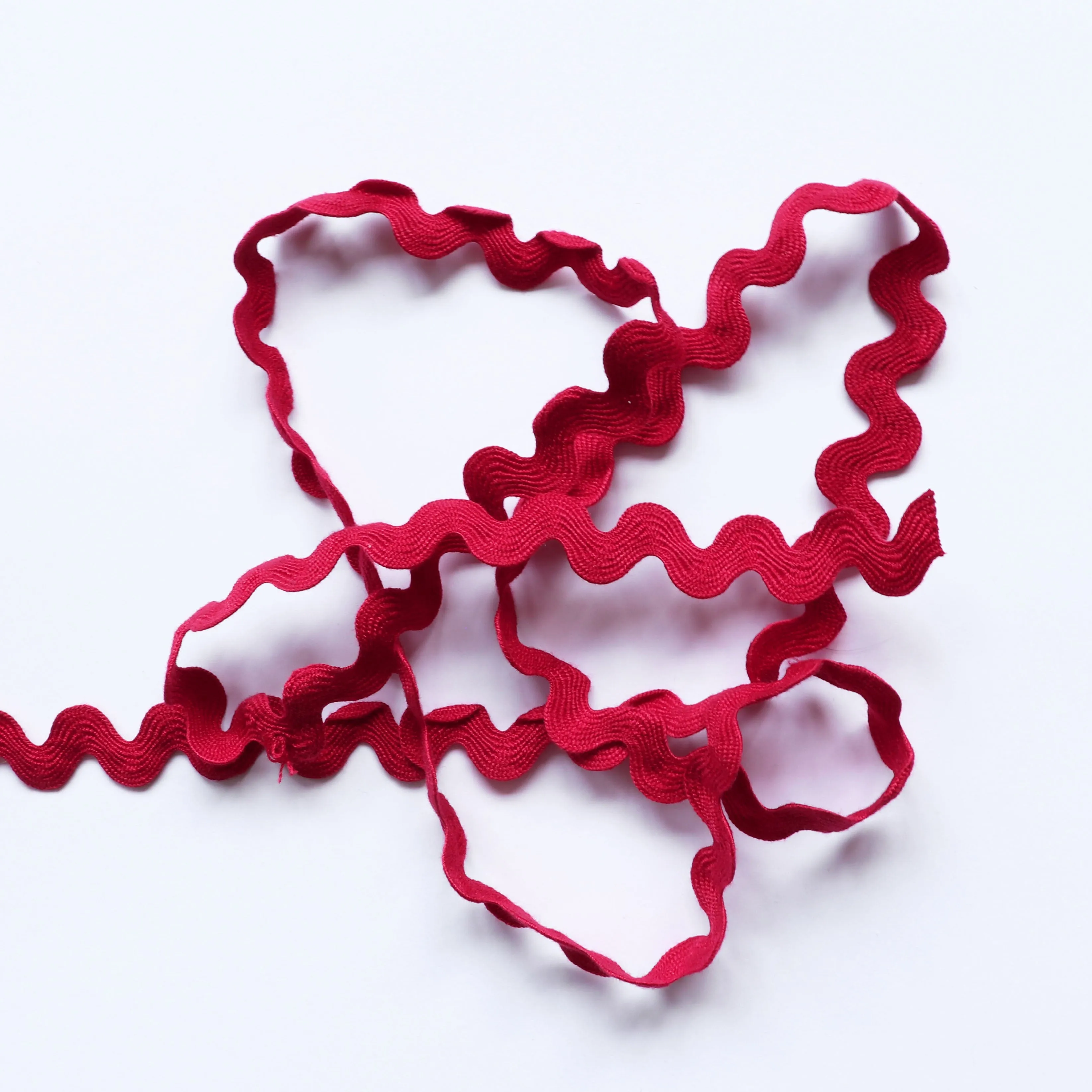 Ric Rac - 15mm - Barn Red