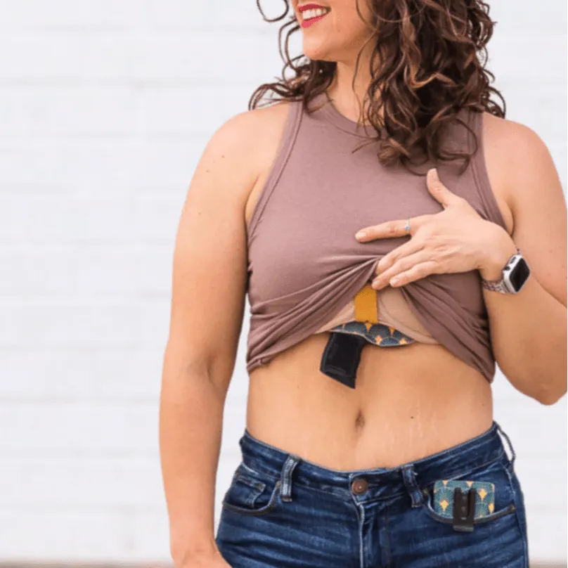 Sig P365-XMacro with Red Dot Optic Flashbang Bra Holster