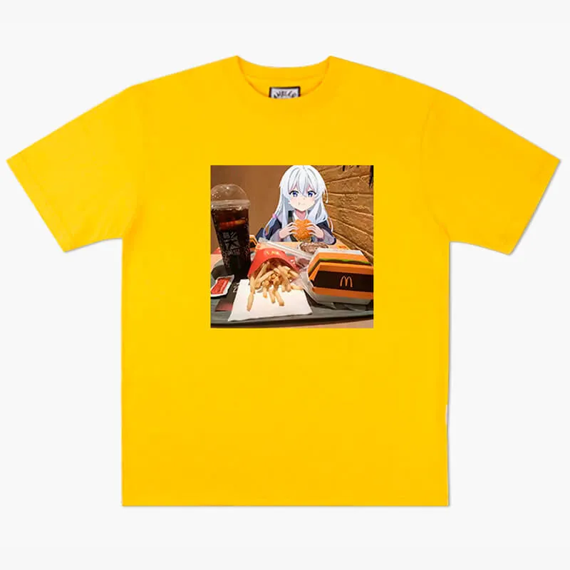 Tabitabi Elaina Mcdonalds Anime T-Shirt