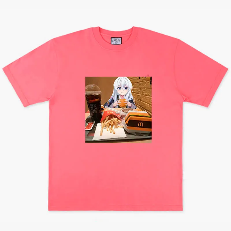 Tabitabi Elaina Mcdonalds Anime T-Shirt