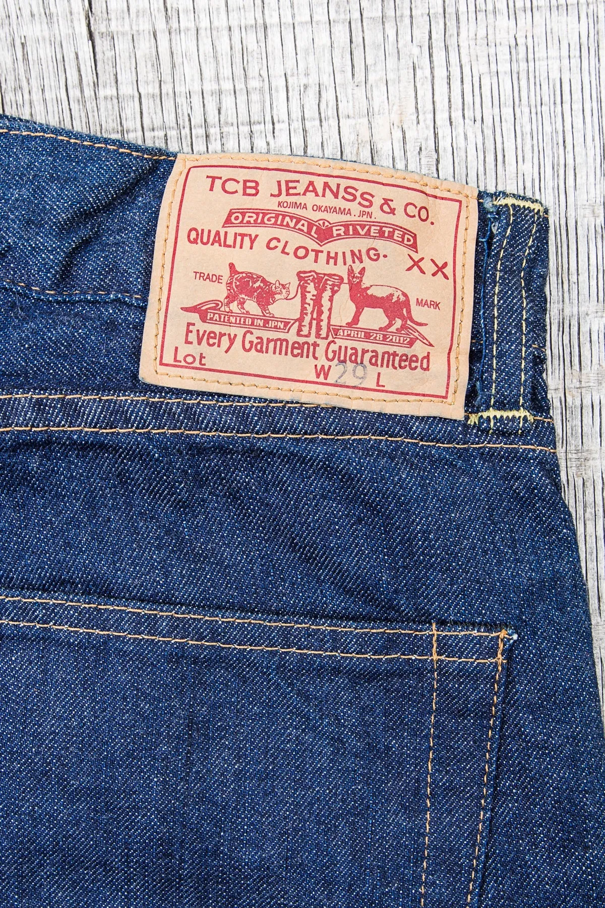 TCB Jeans Womens Norma Selvedge Jeans One Wash