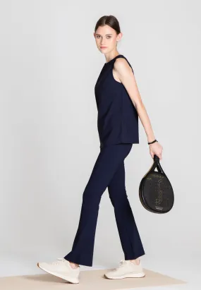 The Cropped Sport Pants - Blue Opaque